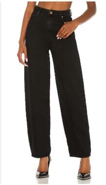 Rolla's Womens Genie Jeans Super High Rise 80's Balloon Leg Black Size 25 NEW